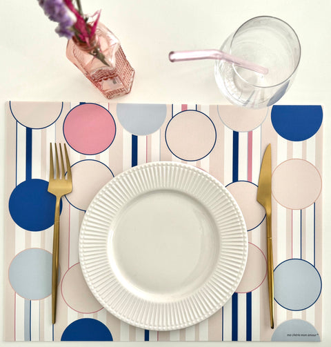 Set de table Bubble Peach