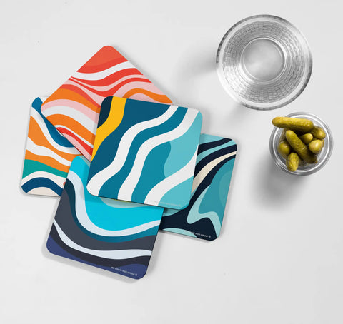 Wave Coasters Gift Set