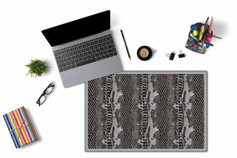 Tapis de bureau Python Silver