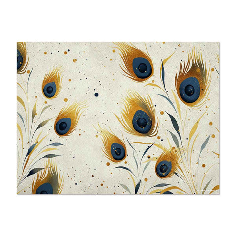 Placemat Gold Feathers