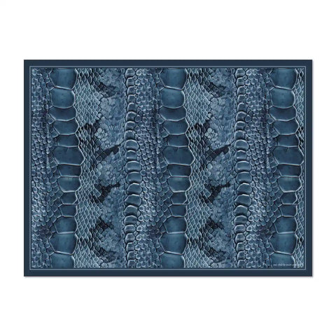 Placemat Python Deep Blue