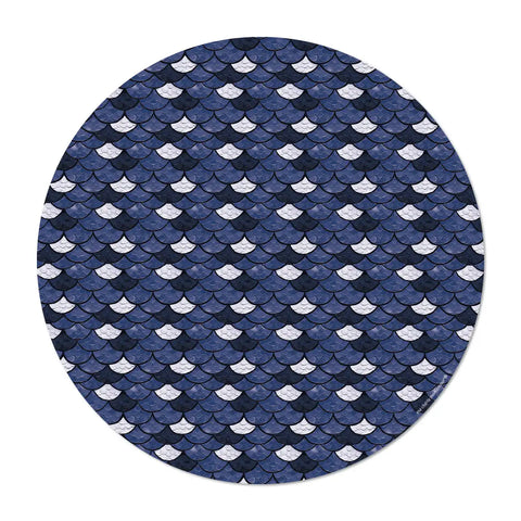 Placemat Scales Deep Blue