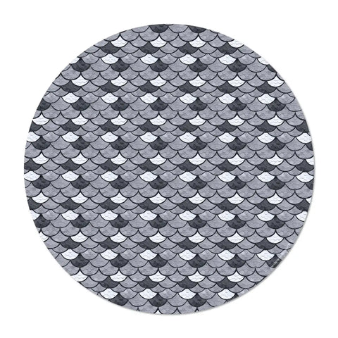 Placemat Scales Grey