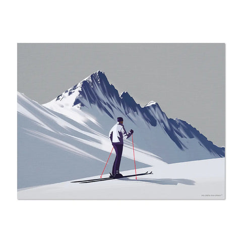 Placemat Skier